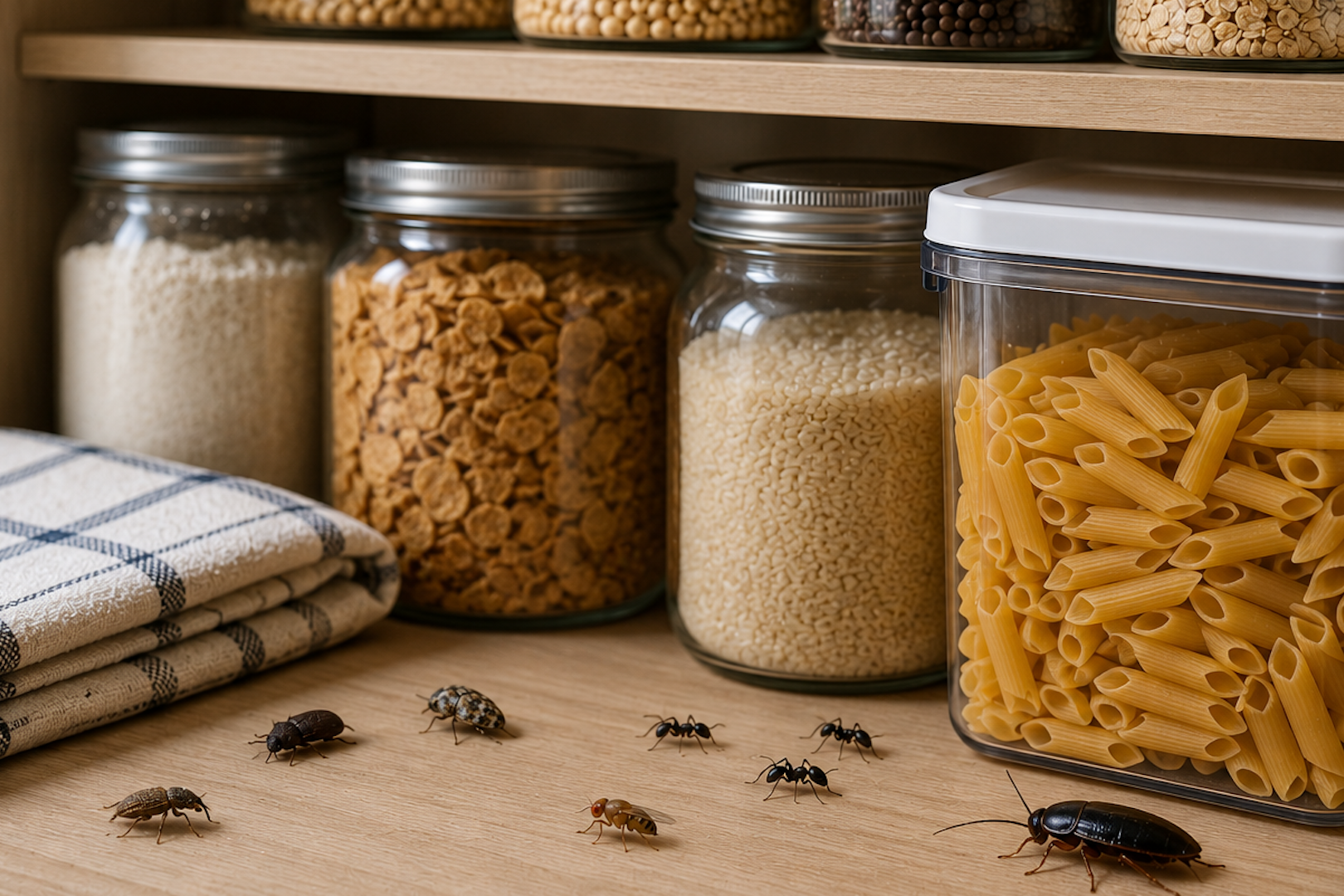 What Causes Little Black Bugs in Your PA or NJ Pantry?
