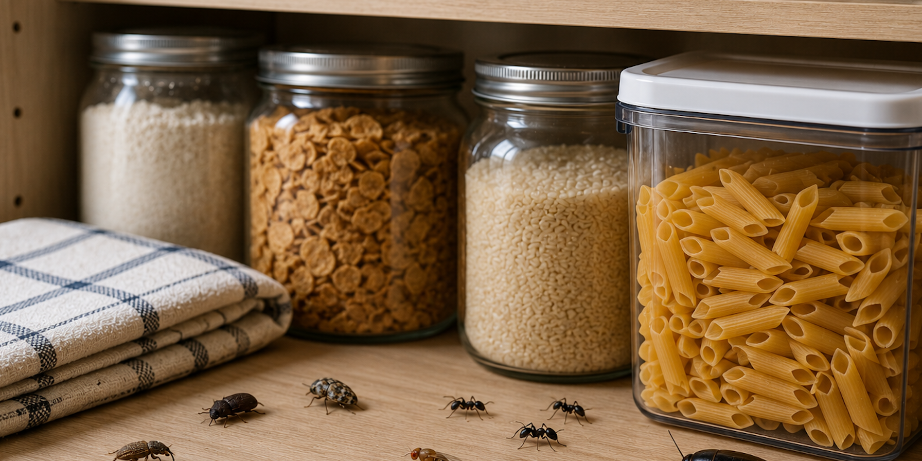 What Causes Little Black Bugs in Your PA or NJ Pantry?