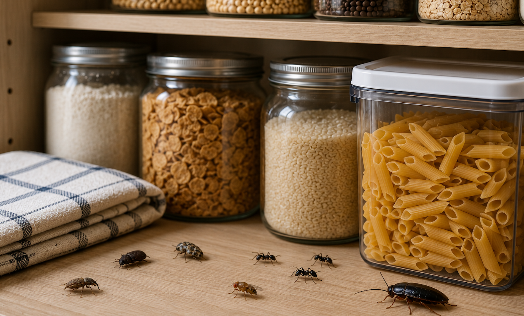 What Causes Little Black Bugs in Your PA or NJ Pantry?