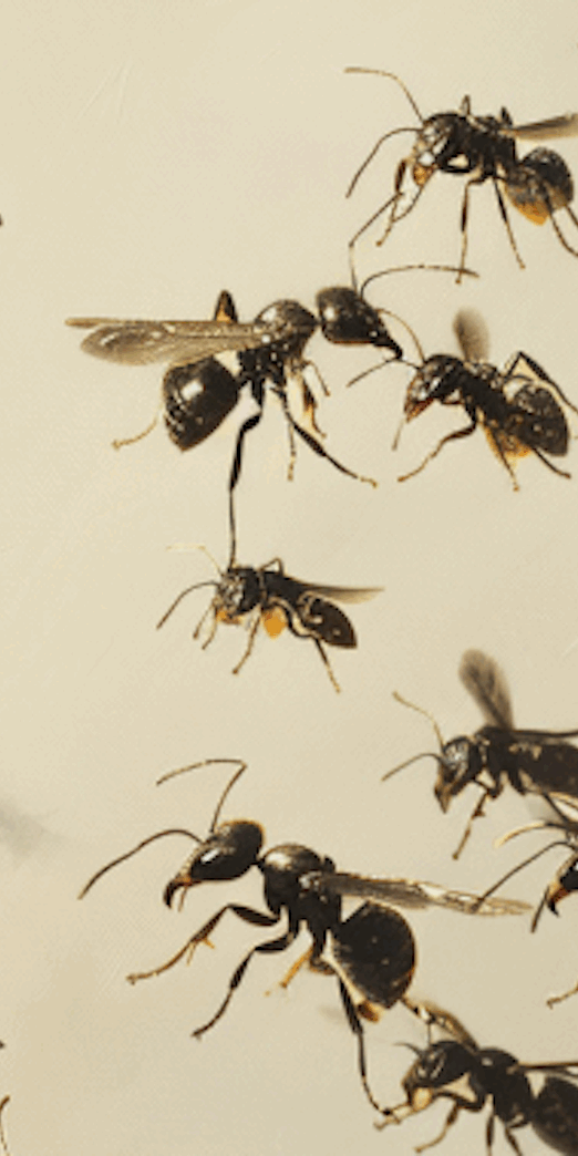 Flying ants are sexually mature ants with wings
