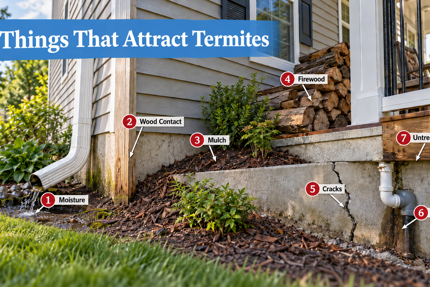 7 Things That Attract Termites to Your Home (and Fixes)