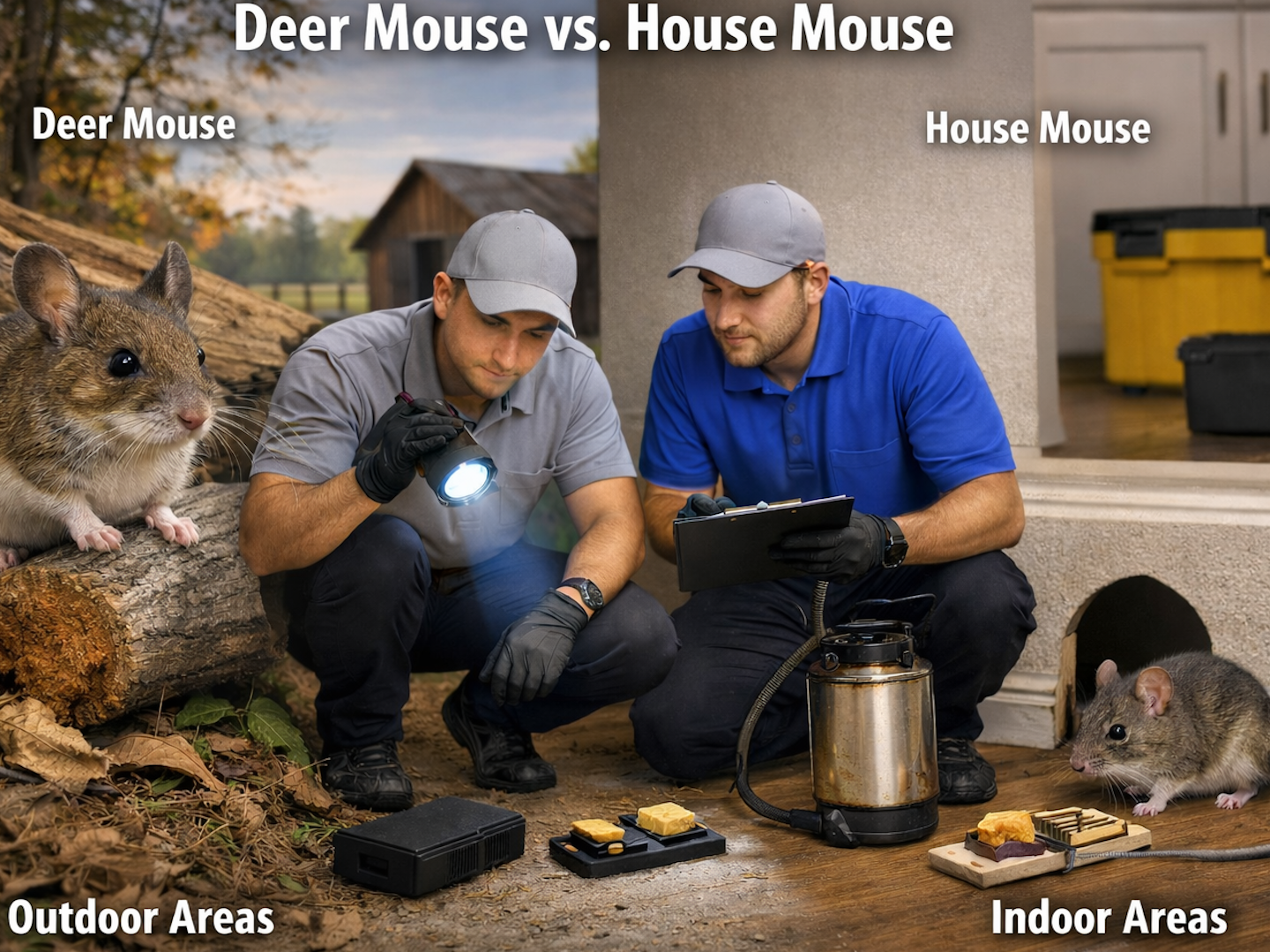 What’s the Difference Between Deer Mice and House Mice in Pennsylvania?