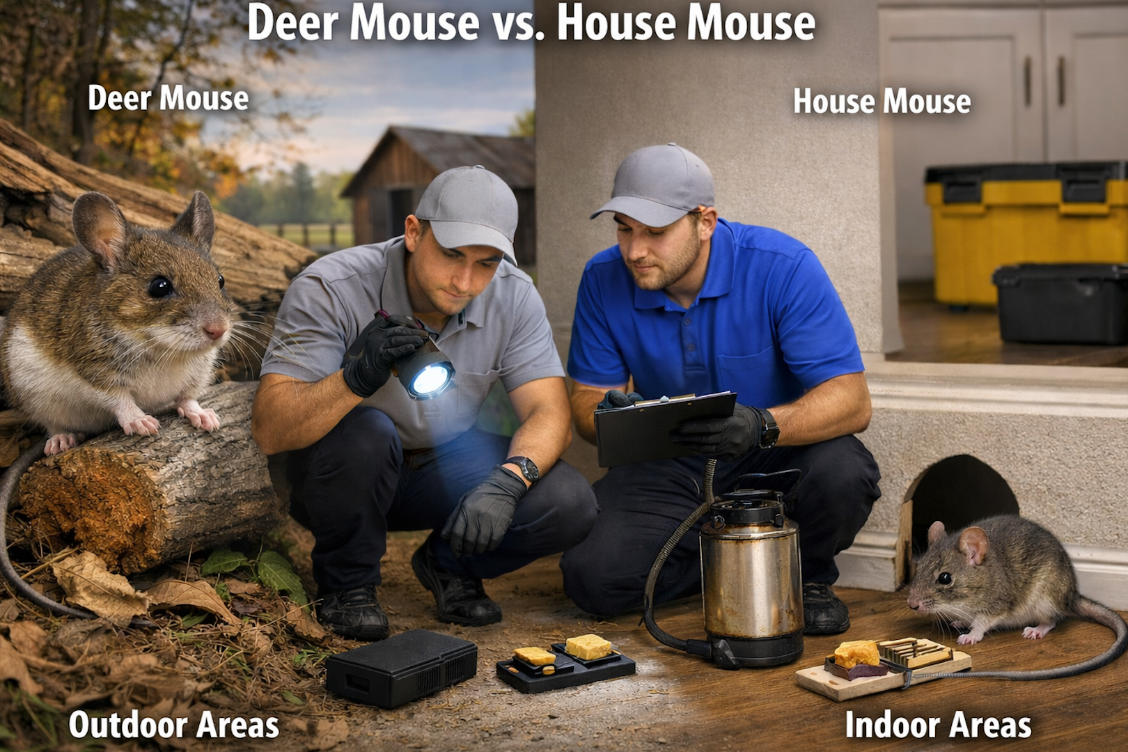 What’s the Difference Between Deer Mice and House Mice in Pennsylvania?