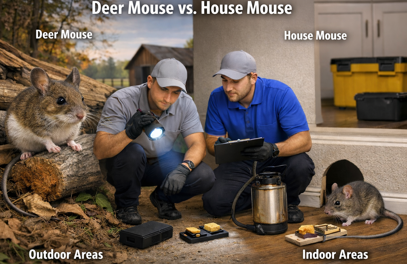What’s the Difference Between Deer Mice and House Mice in Pennsylvania?