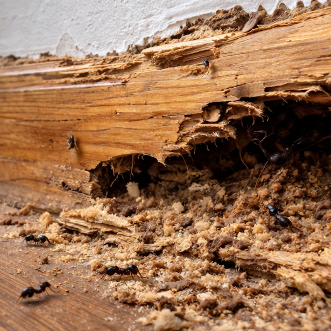 Signs of Carpenter Ants in Poconos Homes