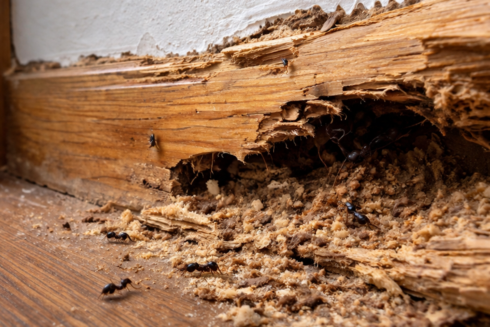 Signs of Carpenter Ants in Poconos Homes