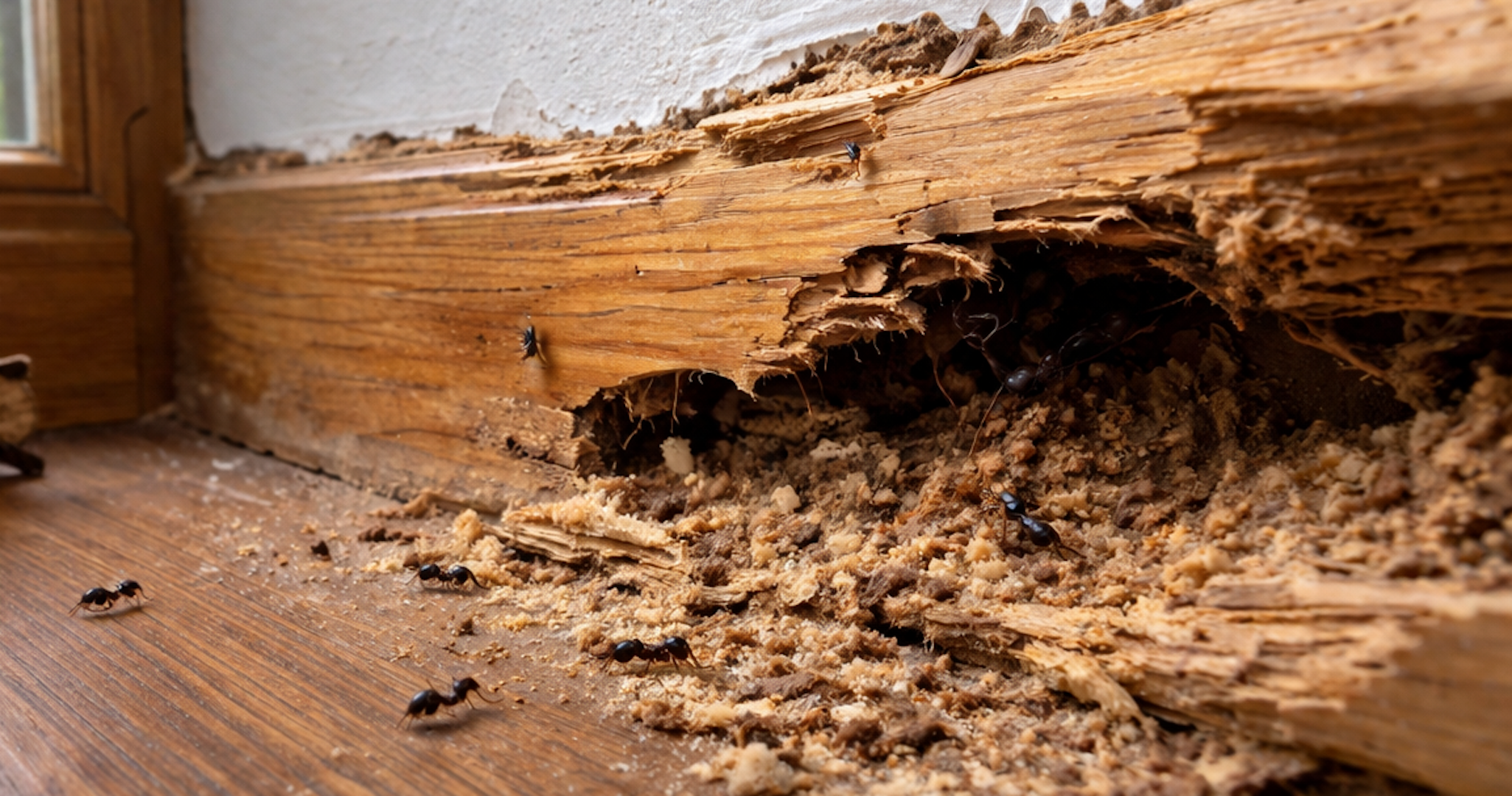 Signs of Carpenter Ants in Poconos Homes