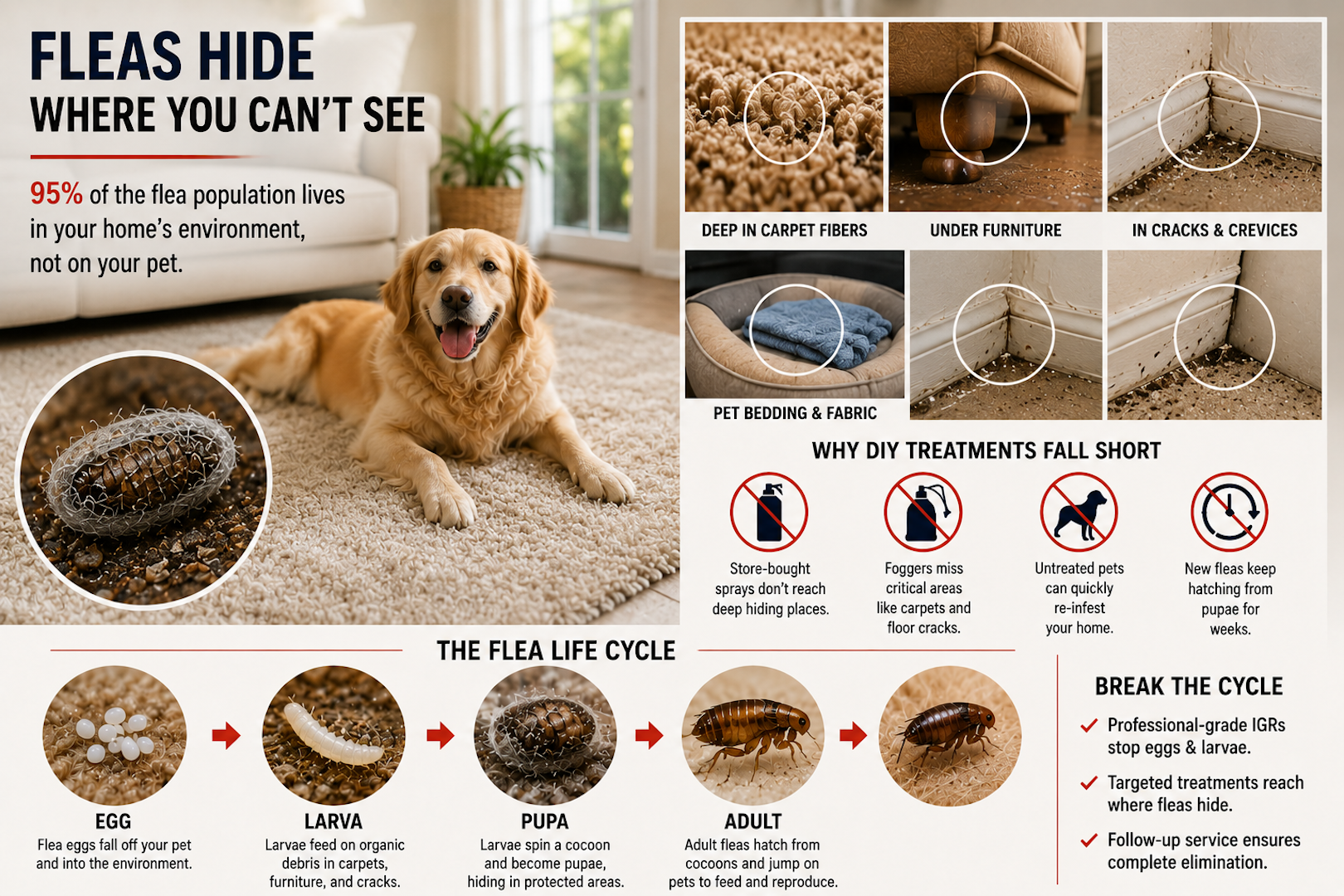 Flea X Rayed South Jersey Flea Control | 5-Star Rated & Locally Owned